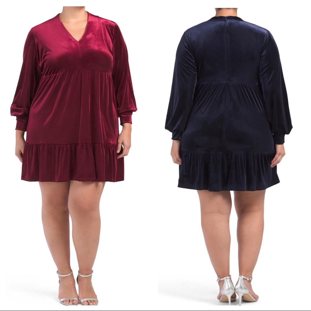 Plus size baby doll dress
